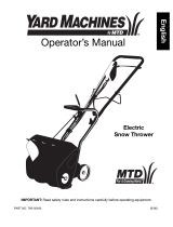 Yard Machines 769-02495 User manual