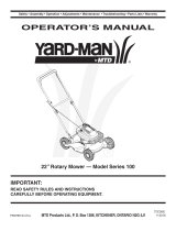 Yard-Man 100 User manual