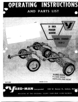 Yard-Man 1020-2 User manual