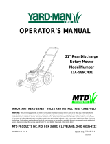 Yard-Man 11A-589C401 User manual