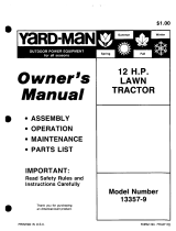 Yard-Man 13357-9 User manual