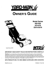 Yard-Man E970-E979 User manual