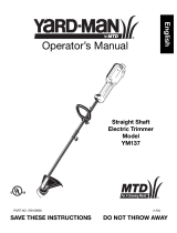 Yard-Man YM137 User manual