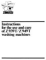 Zanussi Z949T User manual