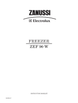 Zanussi Electrolux ZEF 90 W 1 User manual