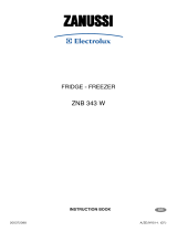 Zanussi ZNB 343 W User manual