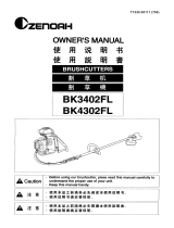 Zenoah BK3402FL User manual