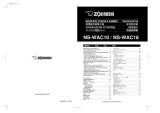 Zojirushi NS-WAC10 User manual