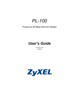 ZyXEL Communications POWERLINE PL-100 User manual