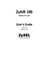 ZyXEL Communications ZyXEL ZyAIR 100 User manual
