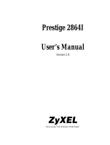 ZyXEL Communications 2864I User manual
