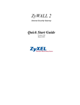 ZyXEL Communications 2 User manual