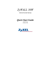 ZyXEL Communications ZyXEL ZyWALL 30W User manual