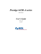 ZyXEL Communications 645R-A Series User manual