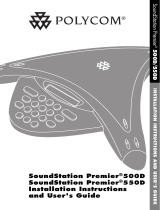 Polycom SoundStation Premier 500D Owner's manual