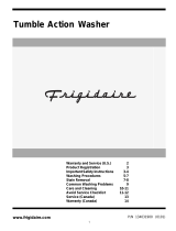 Frigidaire Tumble Action Washers User manual