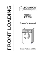 Equator EW510 User manual