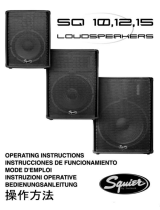 Fender SQ 15 User manual