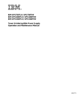 IBM UPS1500THV User manual