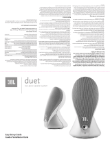 JBL DUET Owner's manual