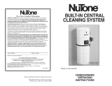 NuTone CV350 Operating Instructions Manual