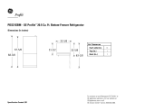 GE PDS21SBMBS Specification