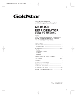 Goldstar GR-051CN Owner's manual