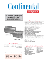 Continental Refrigerator SW72-12C-FB User manual