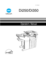 Minolta Di350 User manual