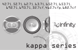 Infinity KAPPA series Operating instructions