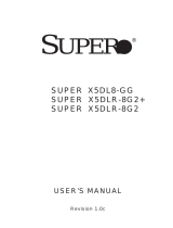 Supermicro X5DL8-GG User manual