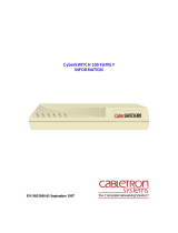 Cabletron Systems CyberSWITCH CSX101 Specification