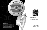 Infinity Kappa Marine Speaker 62m User manual