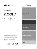 ONKYO DR-S2.2 User manual