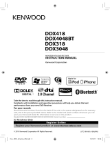 Kenwood DDX4048BT User manual