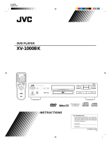 JVC XV-1000BK User manual