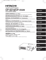 Hitachi CP-S318 series User manual