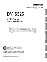ONKYO DV-S525 Owner's manual