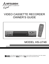 Mitsubishi Electronics HS-U748 User manual