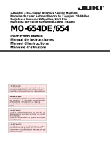 Juki MO-654DE Owner's manual