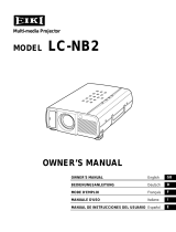Eiki LC-NB2 User manual