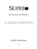 Supermicro SUPERSERVER 6012P-i User manual