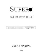 Supermicro SuperServer 6011D User manual