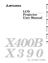 Mitsubishi Electronics LVP-X400U User manual