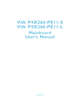 VIA Technologies P4X266-PE11-S User manual