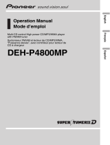 Pioneer DEH-P4800MP User manual