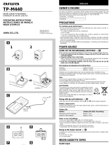 Aiwa TP-M440 Operating instructions