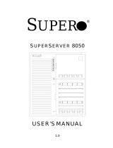 Supermicro 8050 User manual