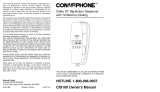 Conairphone CID100 Owner's manual