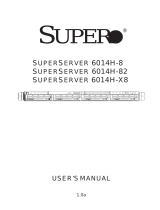 Supermicro SuperServer 6014H-8 User manual